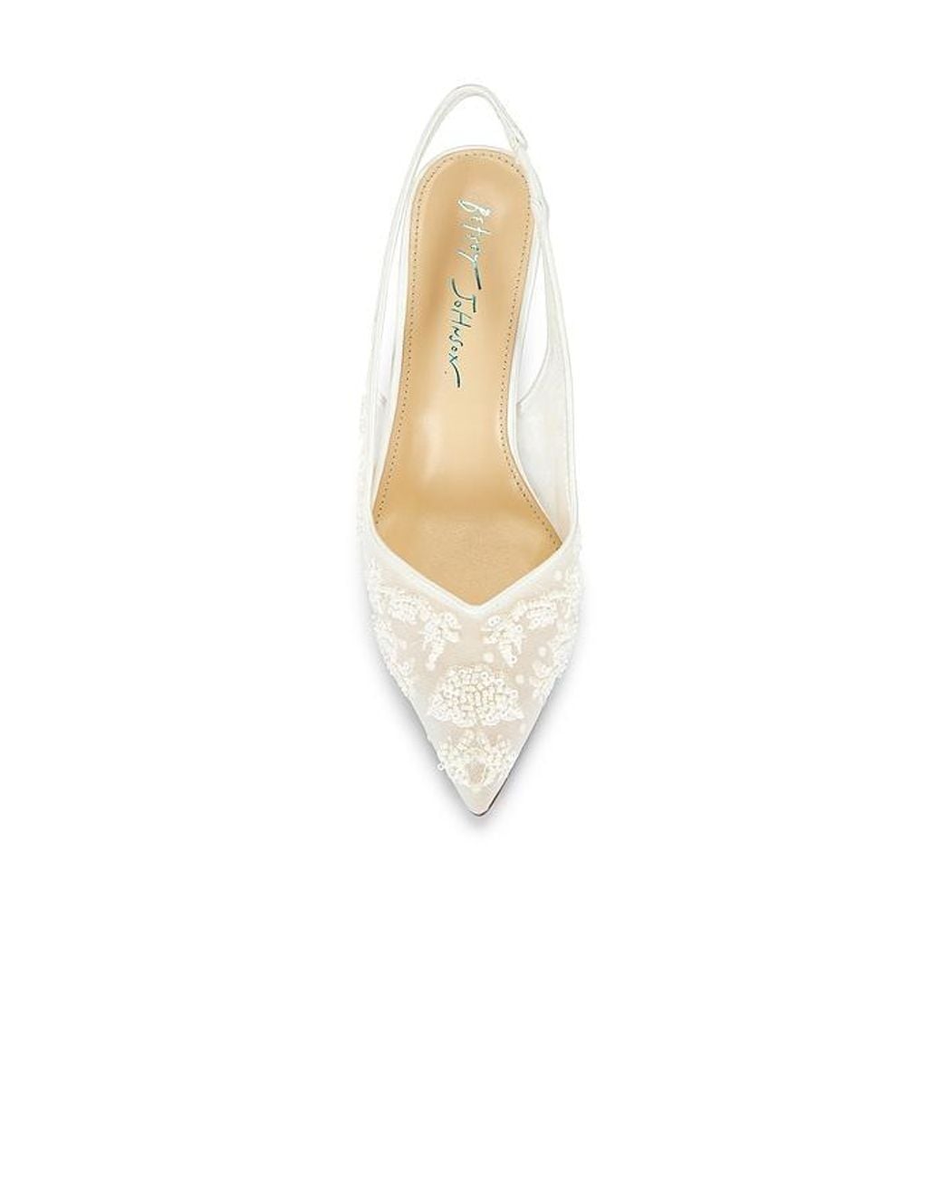 Steve Madden White X Betsey Johnson Nikki Slingback Pump