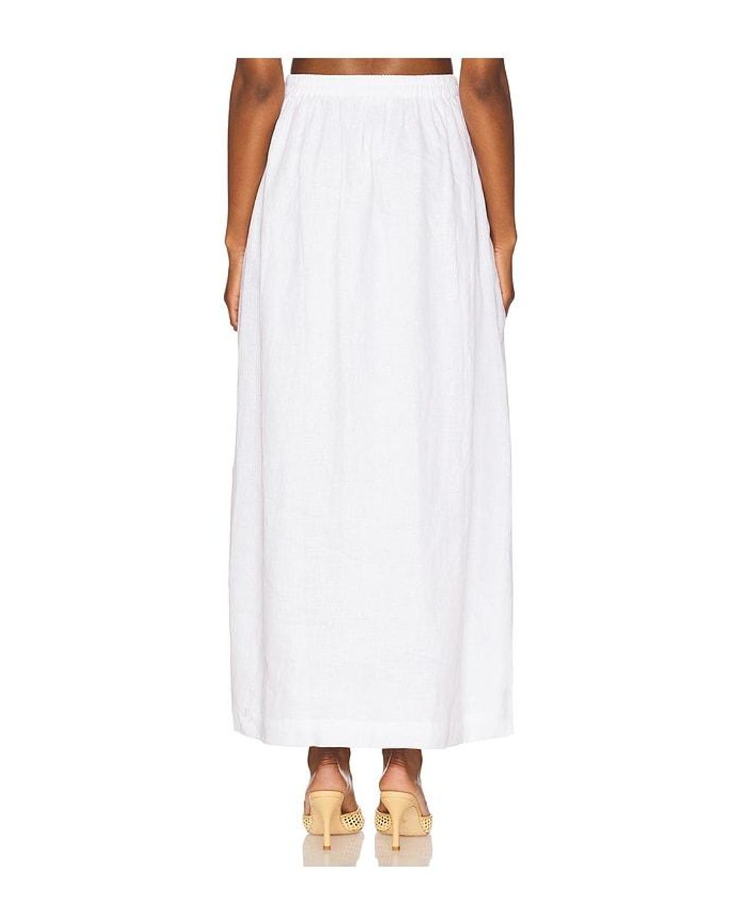 Mikoh Swimwear White Ciel Skirt