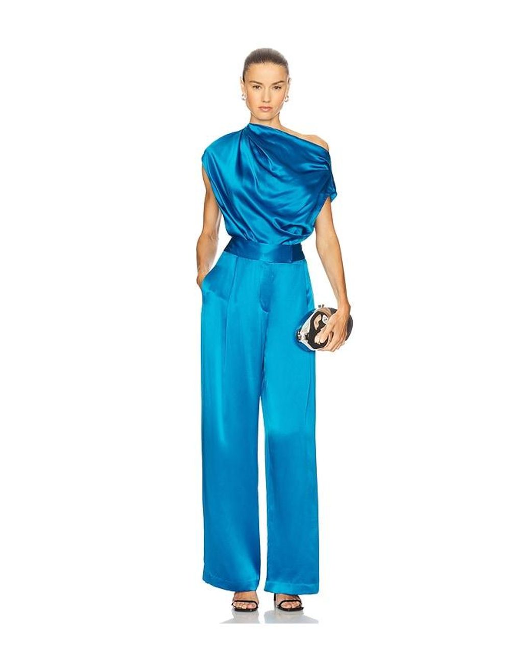 The Sei Blue Relaxed Trouser