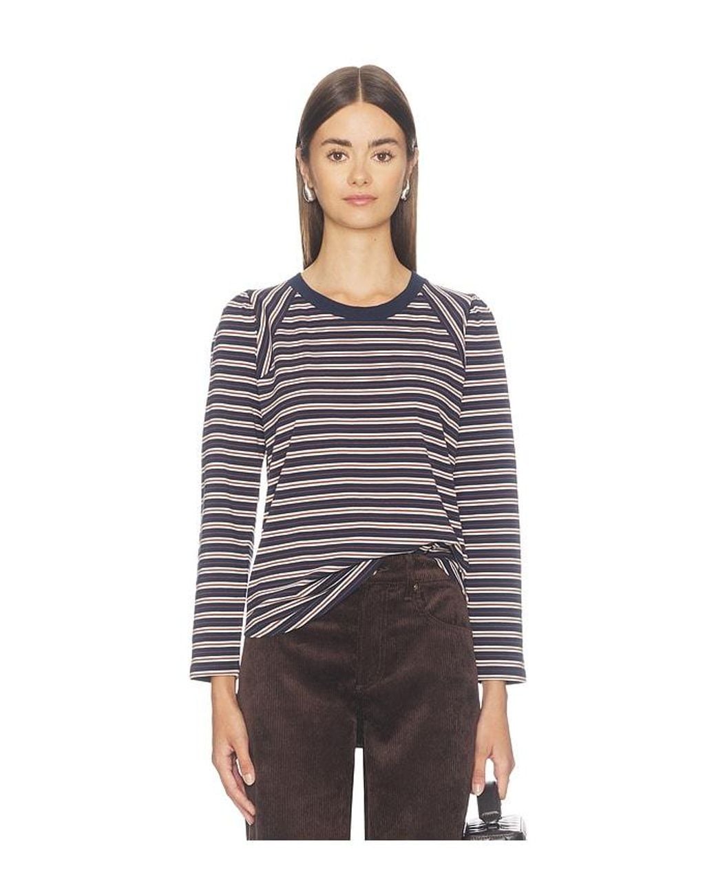 Veronica Beard Multicolor Mason Baseball Tee