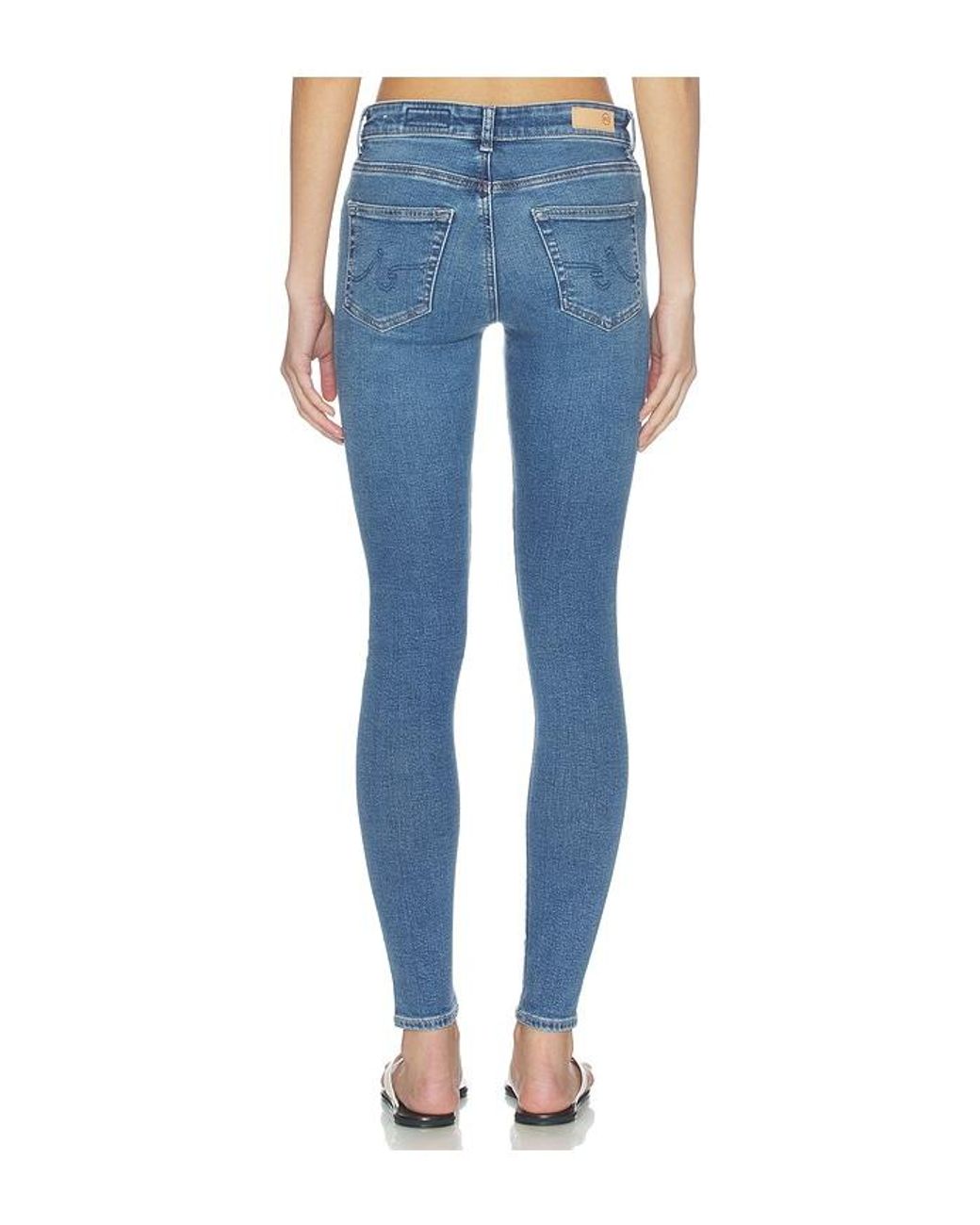 AG Jeans Blue Farrah Skinny Jeans