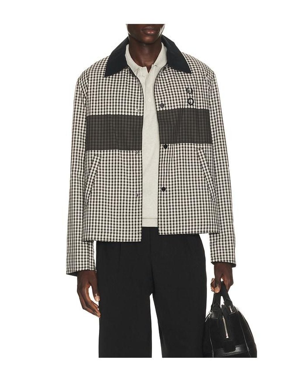Fred Perry Gray X Craig Reversible Jacket for men