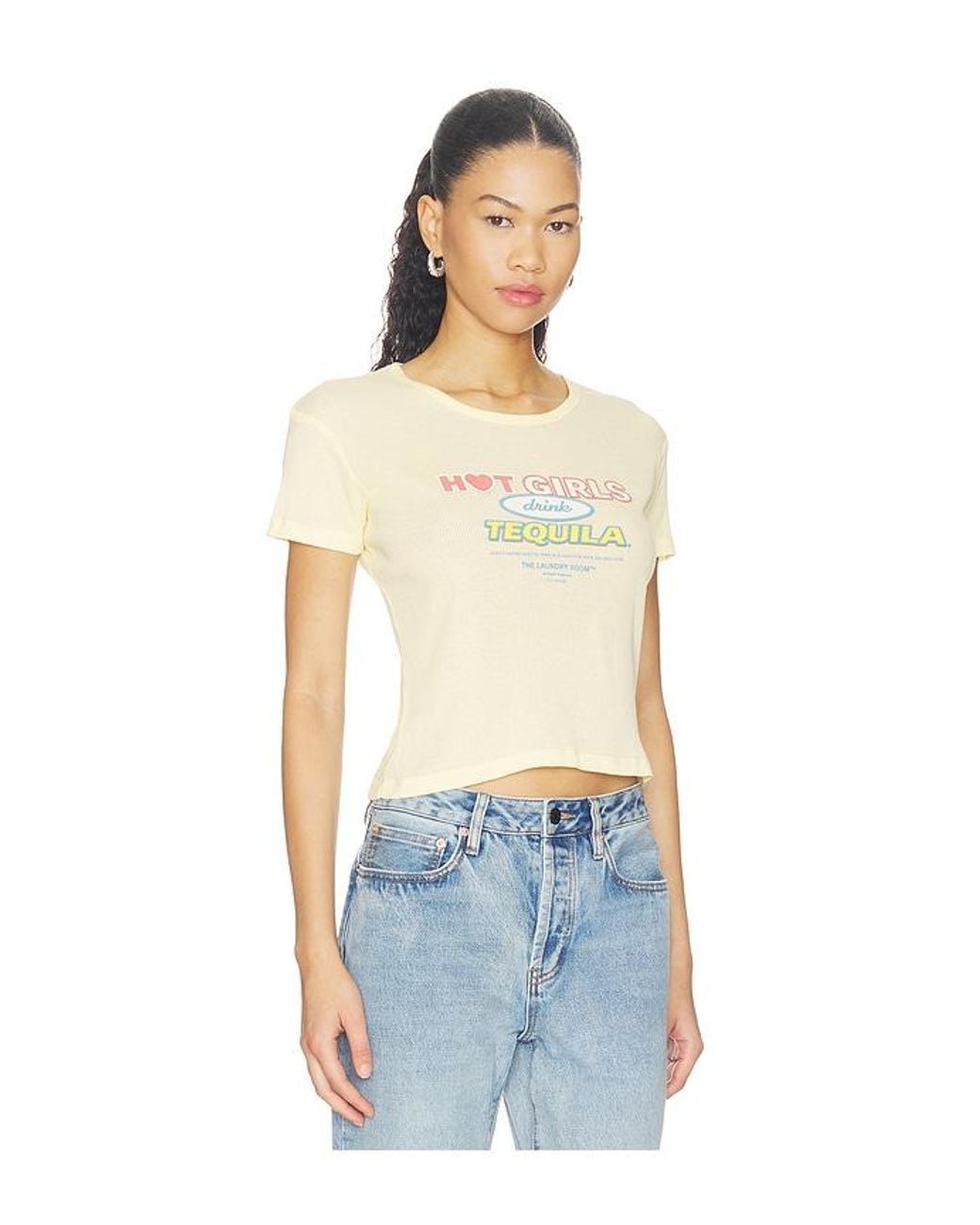 The Laundry Room Blue Hot Girls Drink Tequila Baby Tee