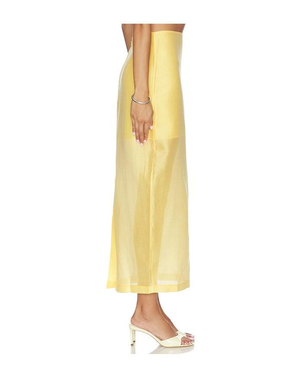 L'academie Yellow 'Academie Perla Skirt