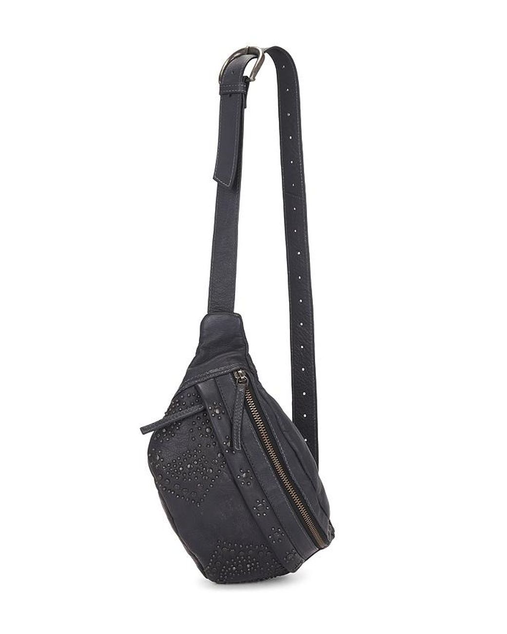 Free People Black Ana Adorned Sling Bag