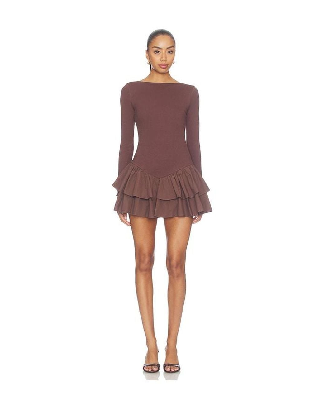 MORE TO COME Red Sabreen Mini Dress