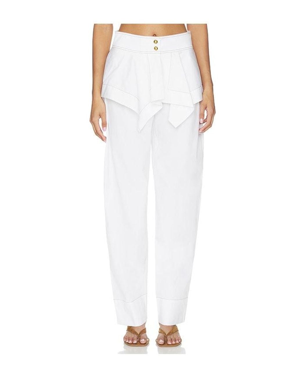 Amir Taghi White Marti Pant