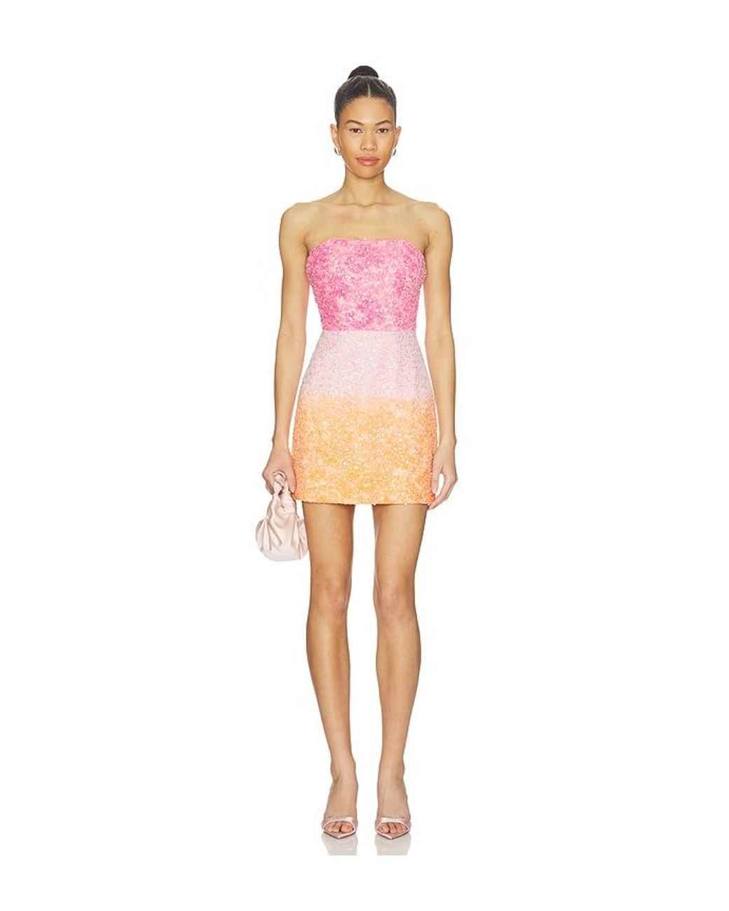 Elliatt Multicolor Lumira Strapless Mini Dress