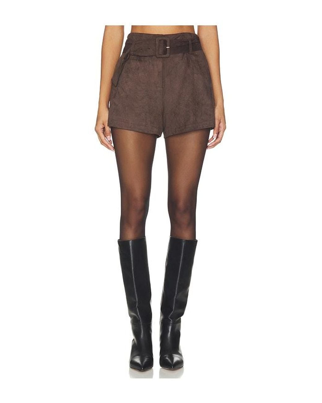 Astr Brown Rain Shorts