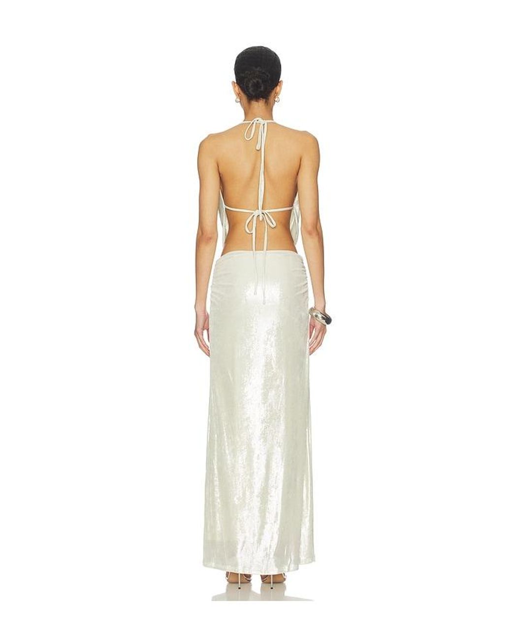 superdown White Ainsley Maxi Skirt Set