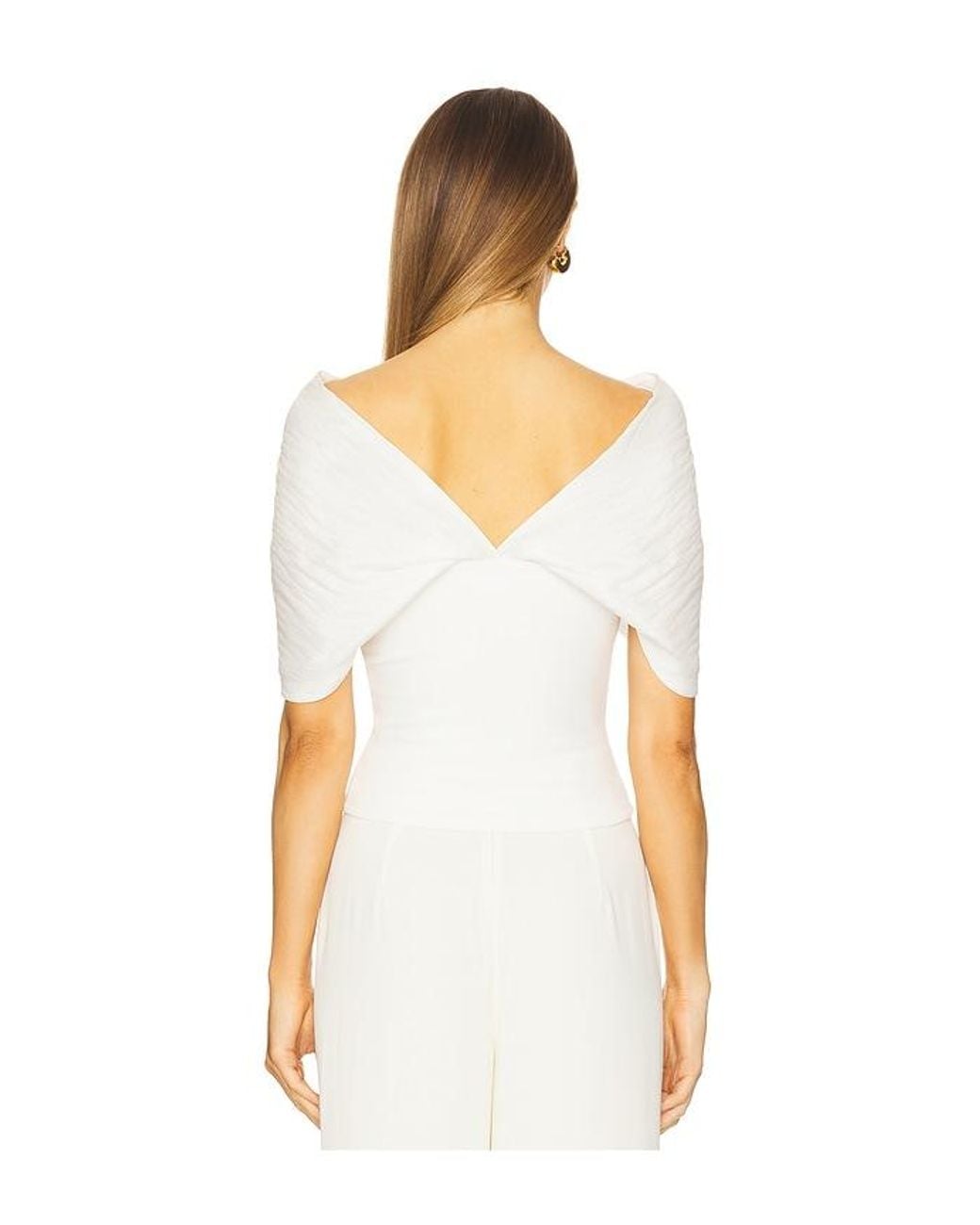The Line By K White Elias Cape Top