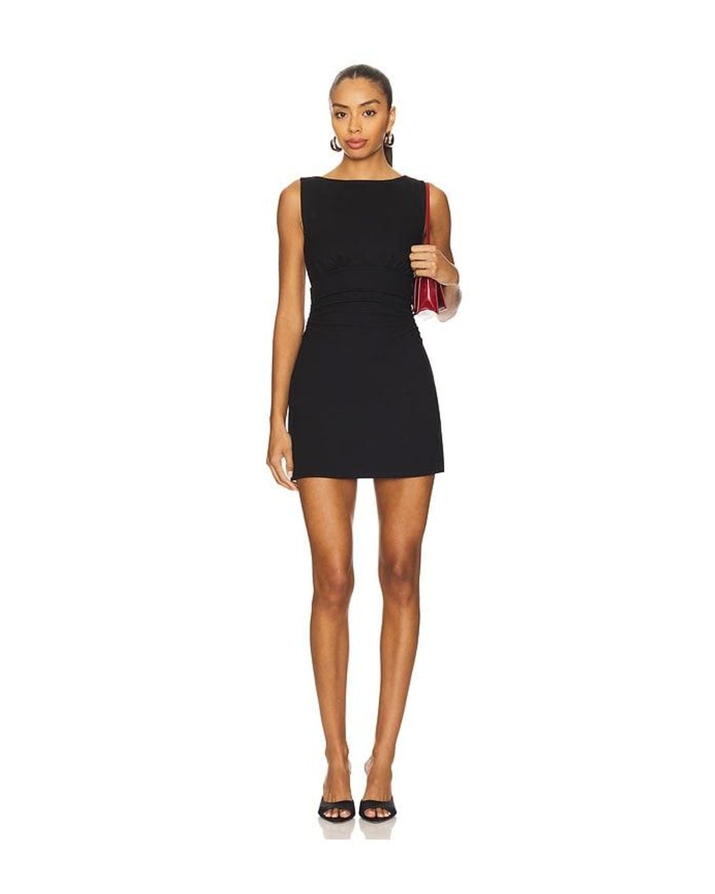 MAJORELLE Black Jette Mini Dress