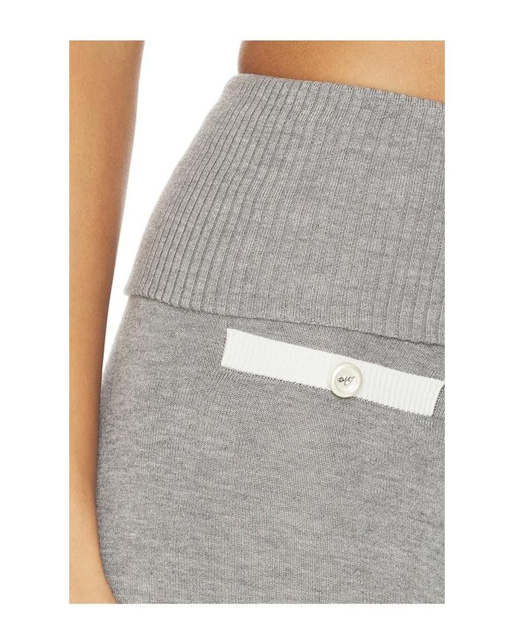 Nana Jacqueline Gray Millie Knit Shorts