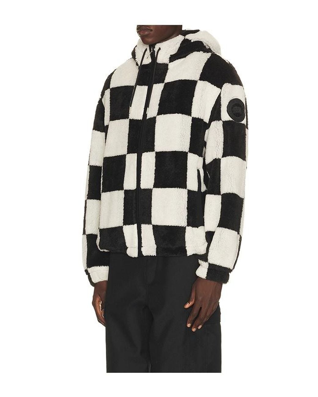 Canada Goose Black Harrier Fleece Hoodie for men