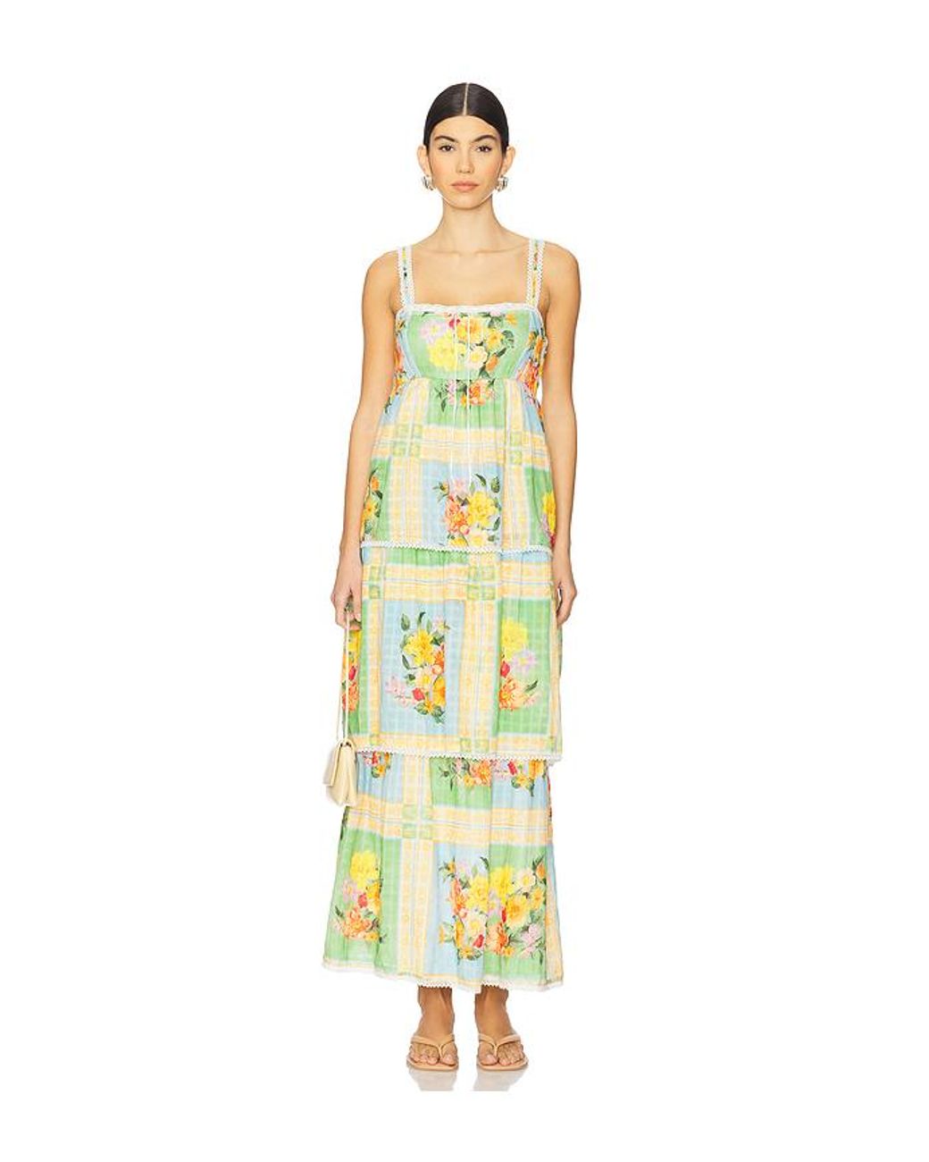 Show Me Your Mumu Yellow Peyton Midi Dress
