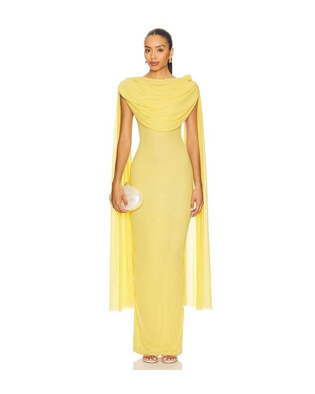 Maygel Coronel Yellow Batista Dress
