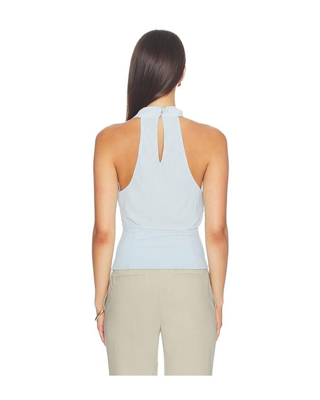 SOVERE Blue Ada Halter Top