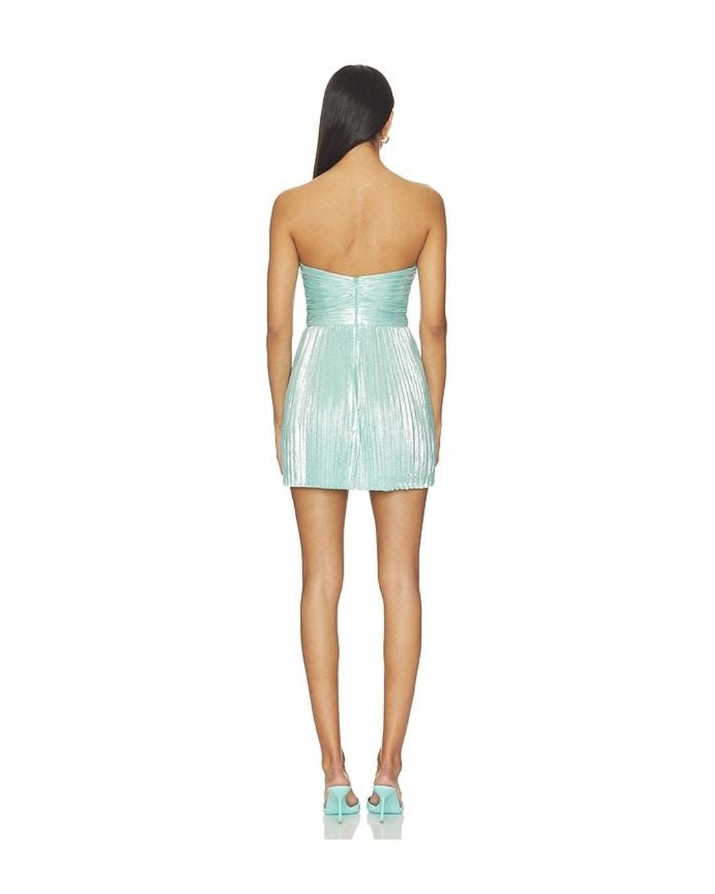 retroféte Blue Elvirra Dress
