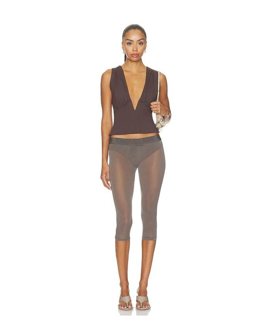 Susana Monaco Multicolor Low V Wire Tank