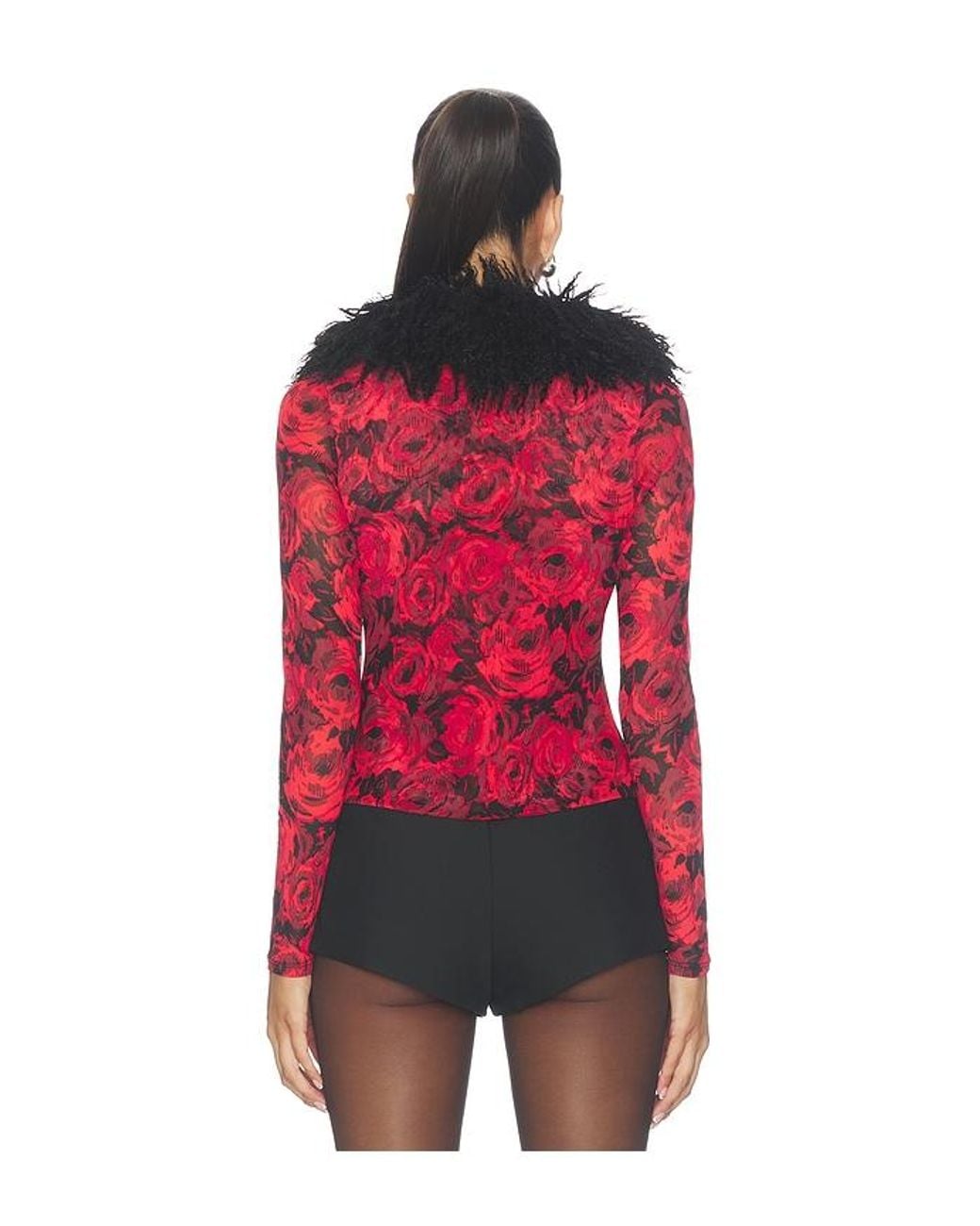 AFRM Red Nymia Top