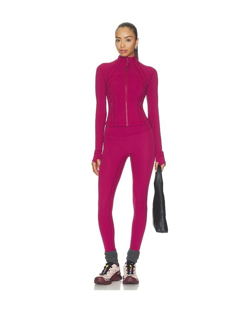lululemon athletica Purple Define Cropped Jacket Nulu