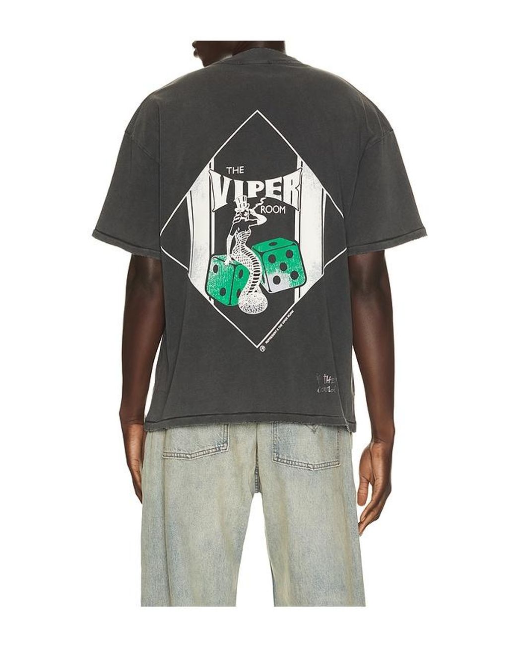 Represent Black The Viper Room Dice Tee for men