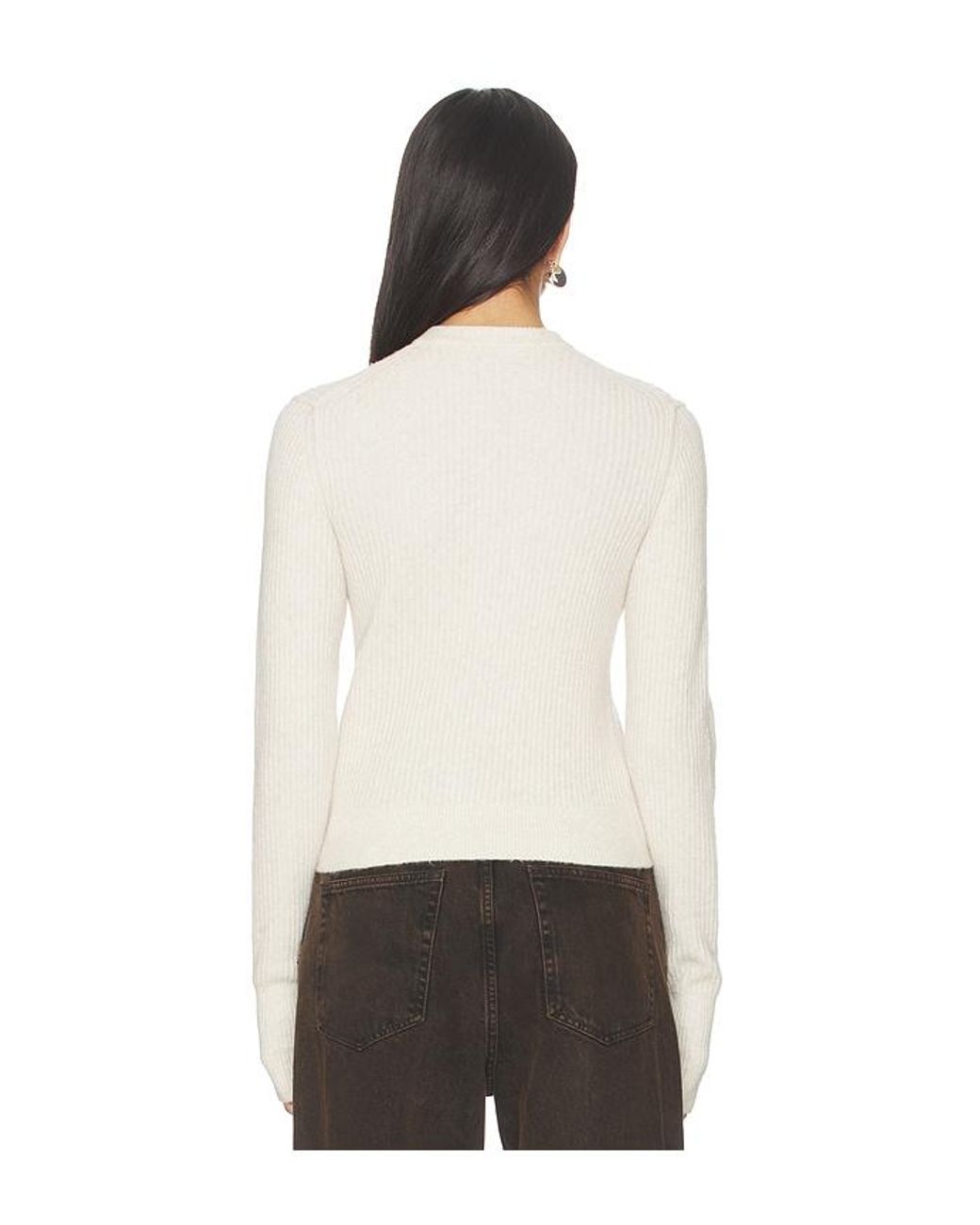 Free People White Even After Pullover