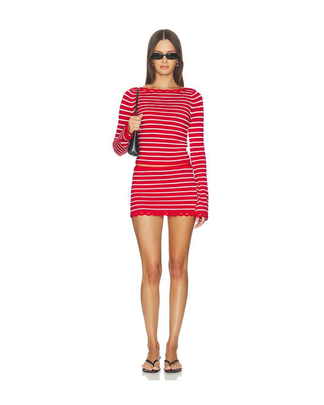 Solid & Striped Red The Penelope Top
