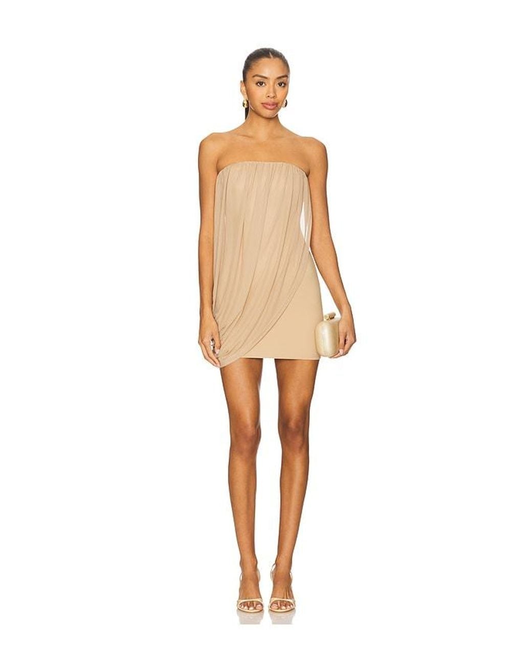 superdown Natural Elodie Mini Dress