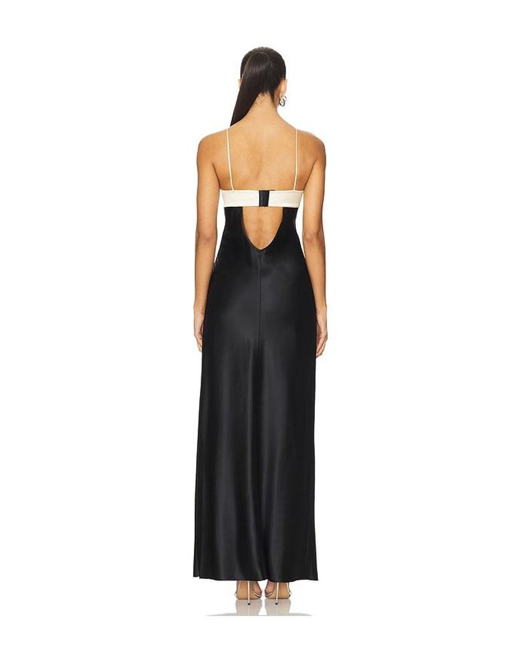 Bevza Black X Revolve Square Bra Dress