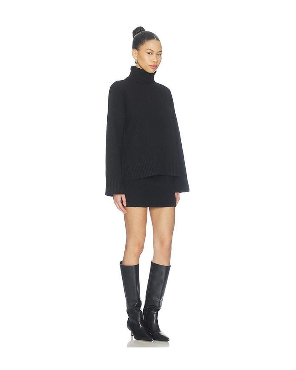 ALL THE WAYS Black Mira Skirt Set