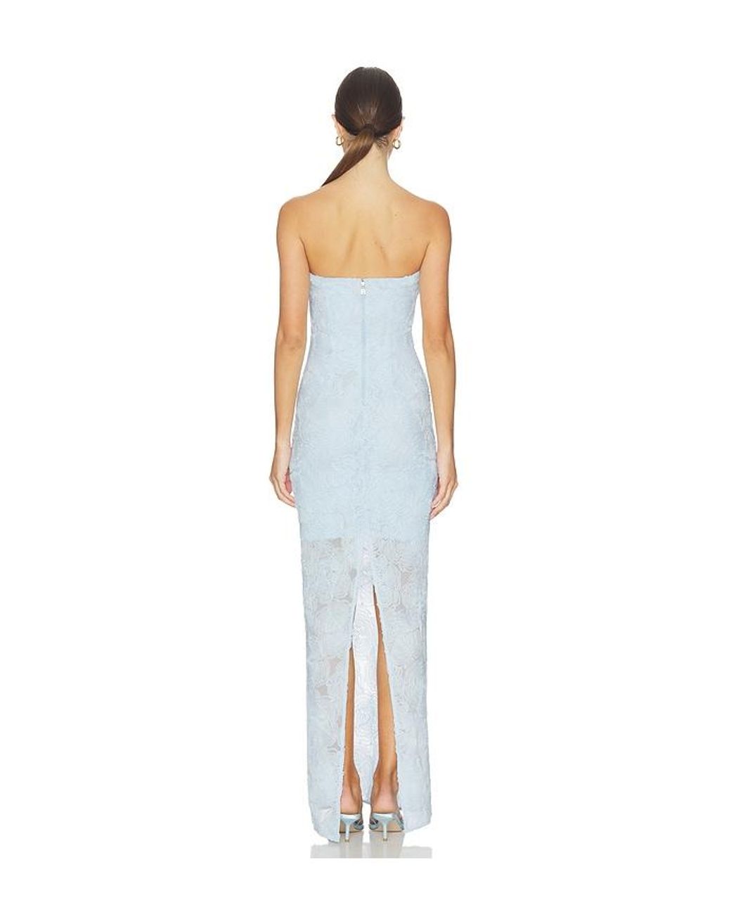 ROTATE BIRGER CHRISTENSEN White Mesh Tube Dress
