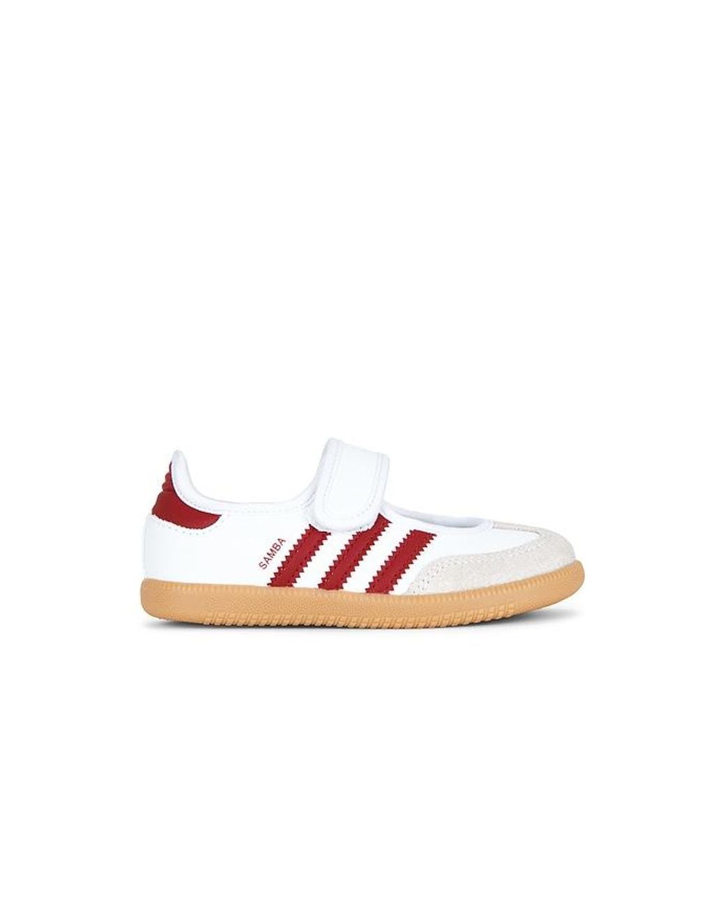 Adidas Originals White Toddler Samba Jane Flat
