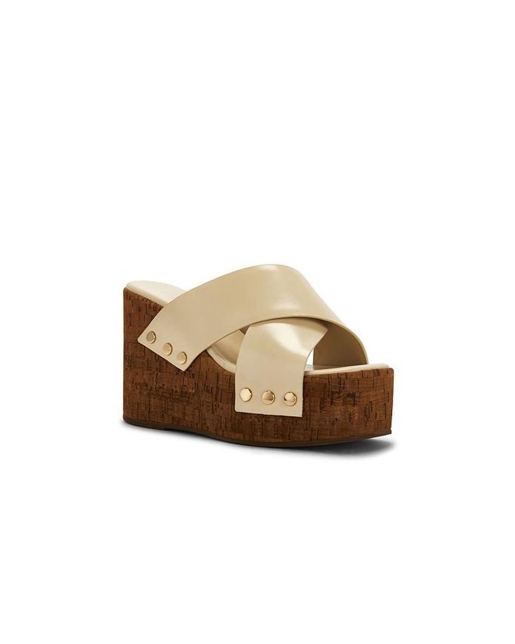 SCHUTZ SHOES Brown Serena Wedge Sandal