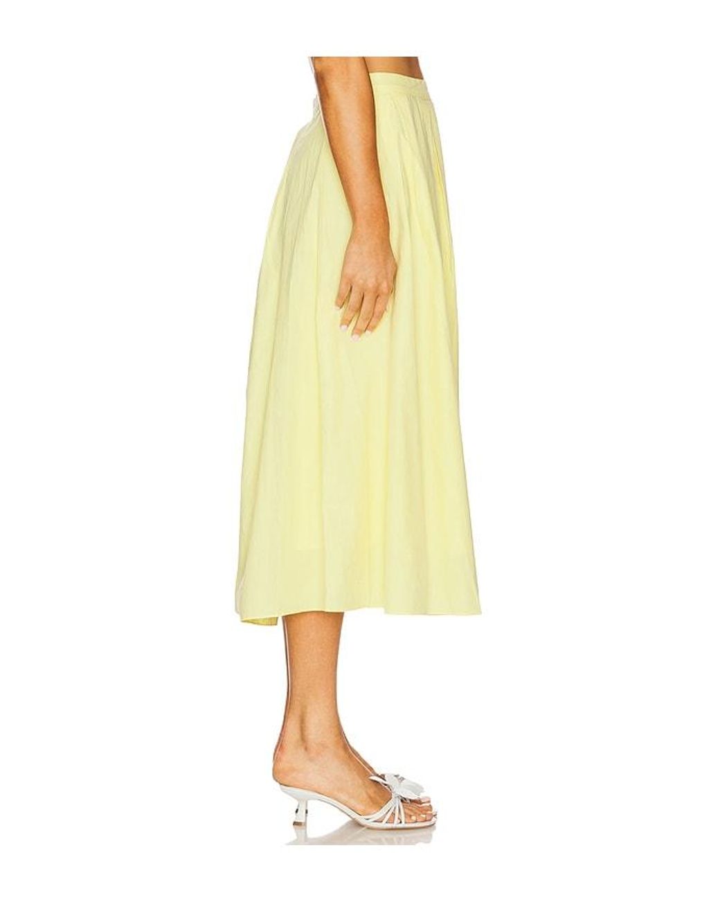 Azeeza Yellow Sheridan Skirt