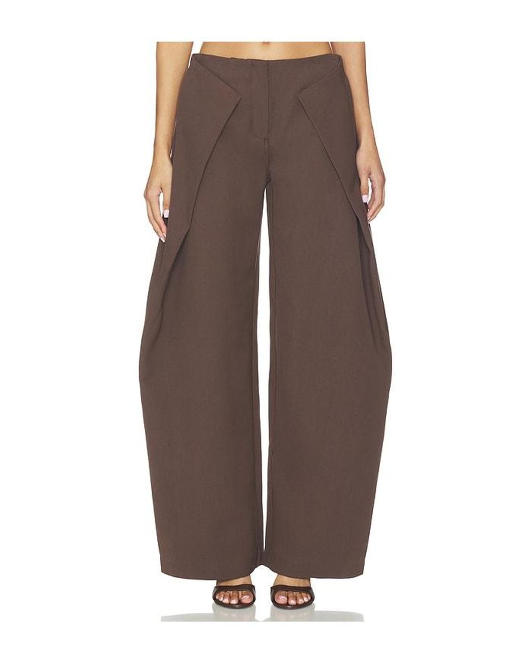 Cult Gaia Brown Arden Pant