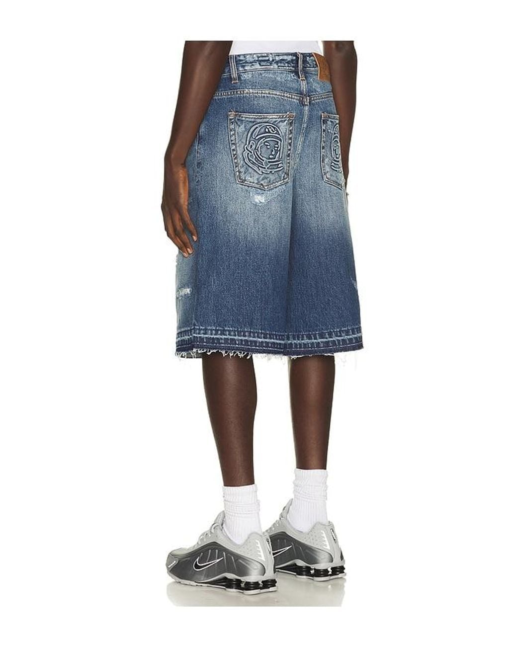 BBCICECREAM Blue Onibaba Shorts for men