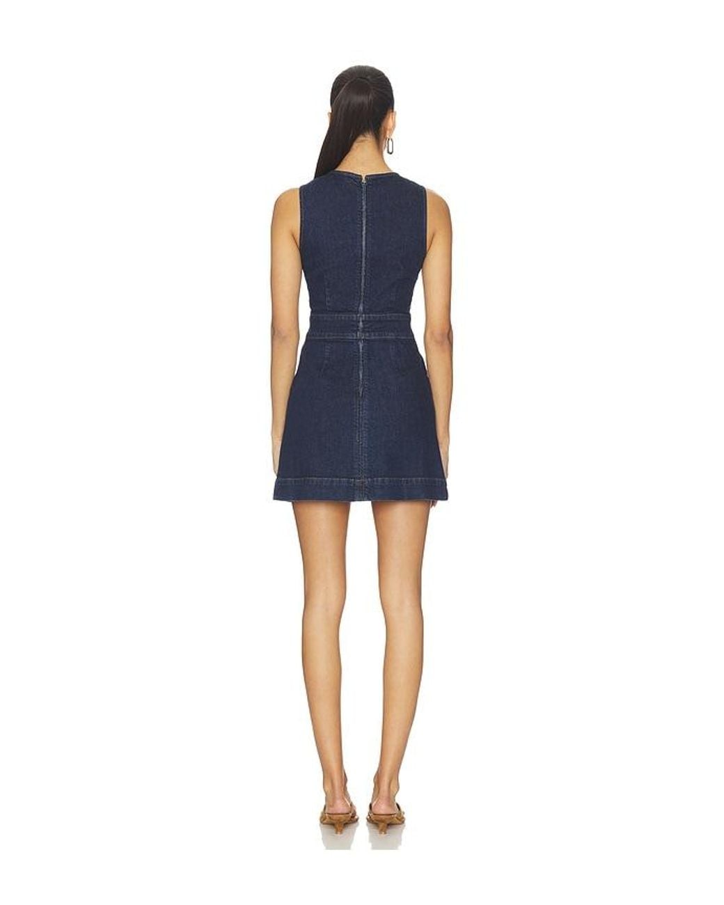 PAIGE Blue Sylvia Mini Dress