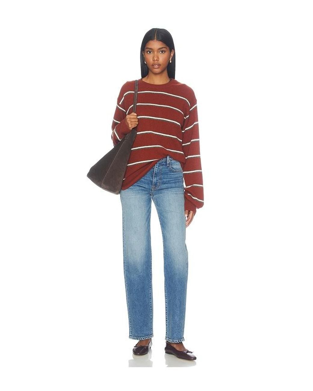 SLVRLAKE Denim Blue Kendra County Line Straight Jean
