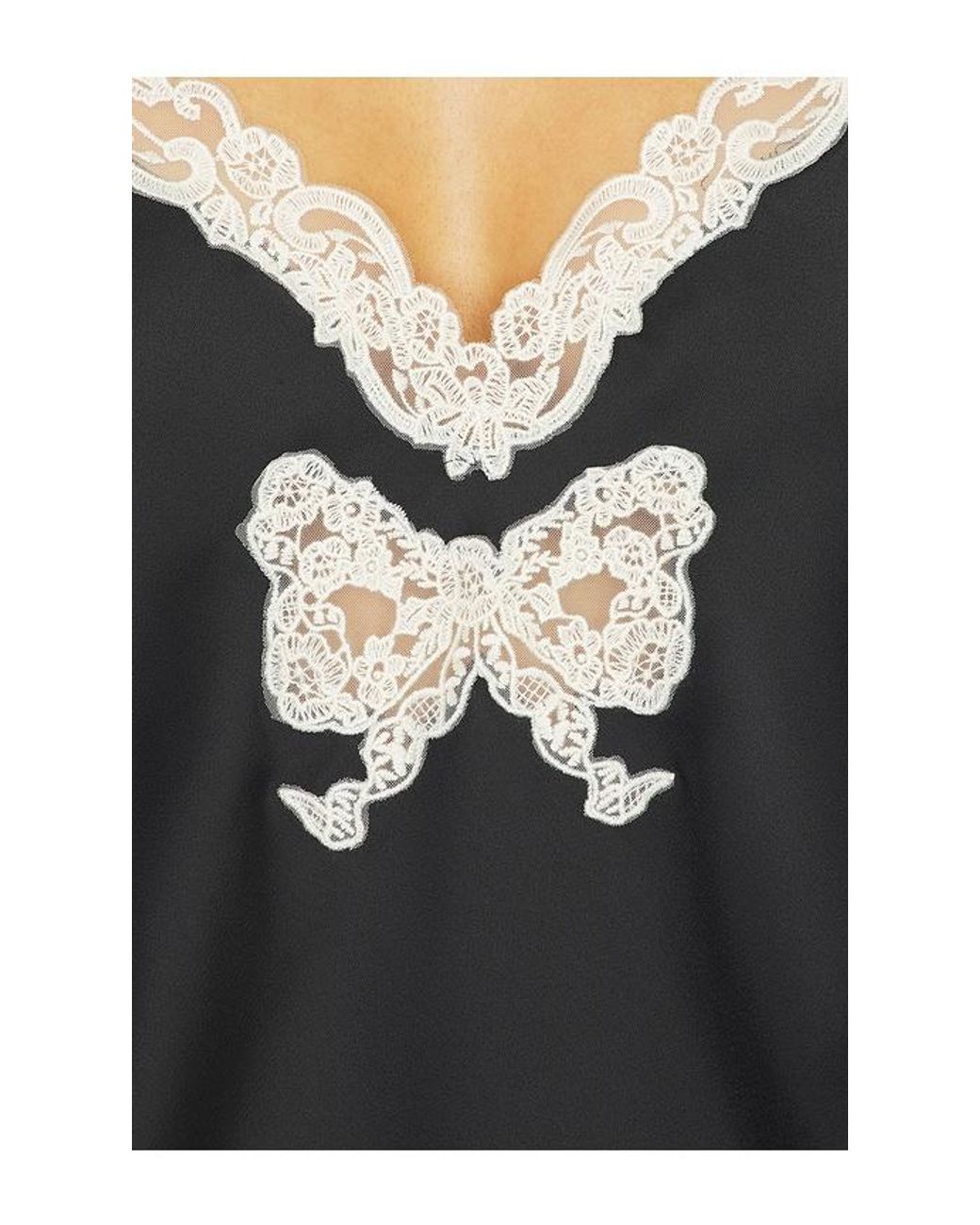 LoveShackFancy Black Maristella Dress