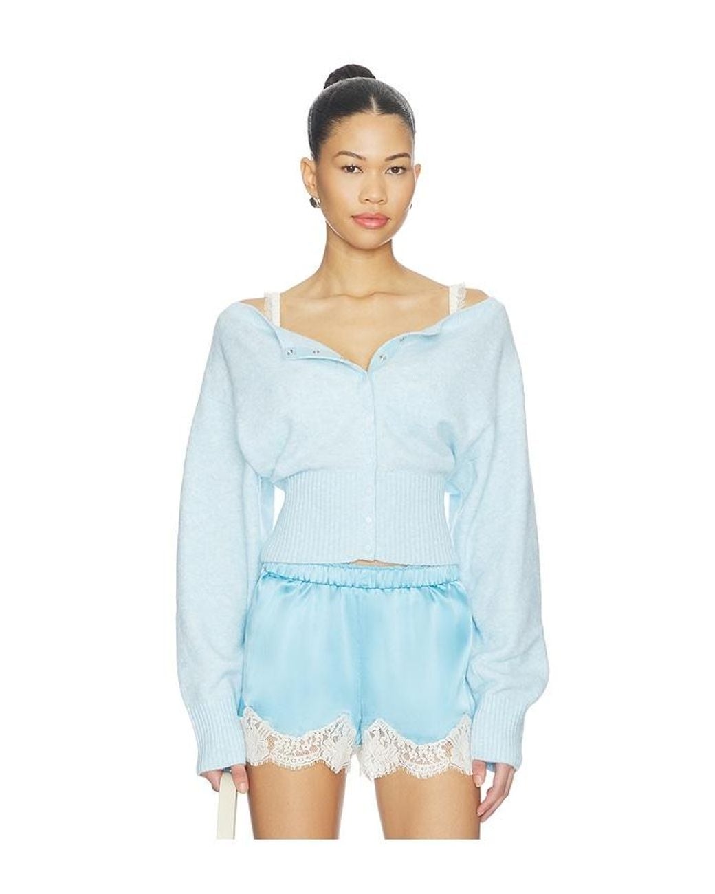 LSPACE Blue The Moment Cardigan