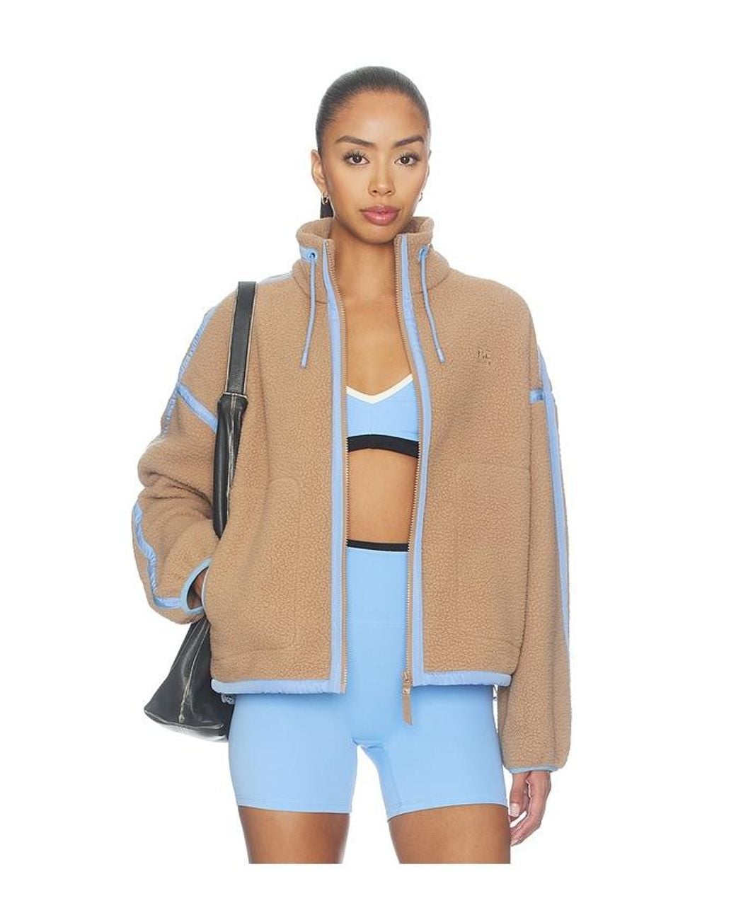 P.E Nation Blue Lennon Sherpa Jacket