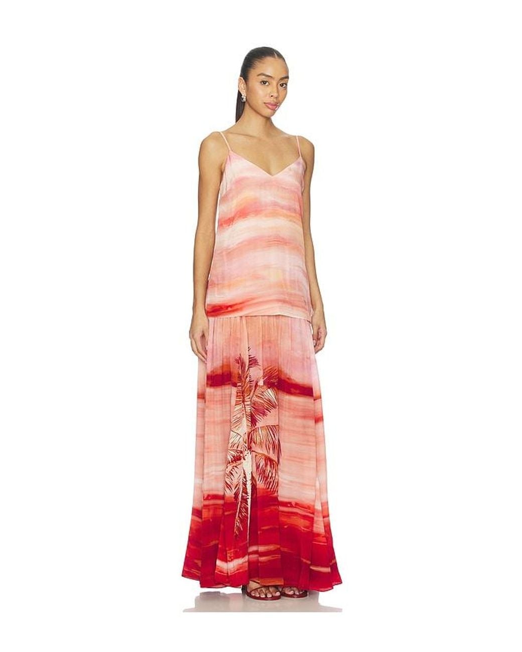 Hemant & Nandita Red Maxi Dress