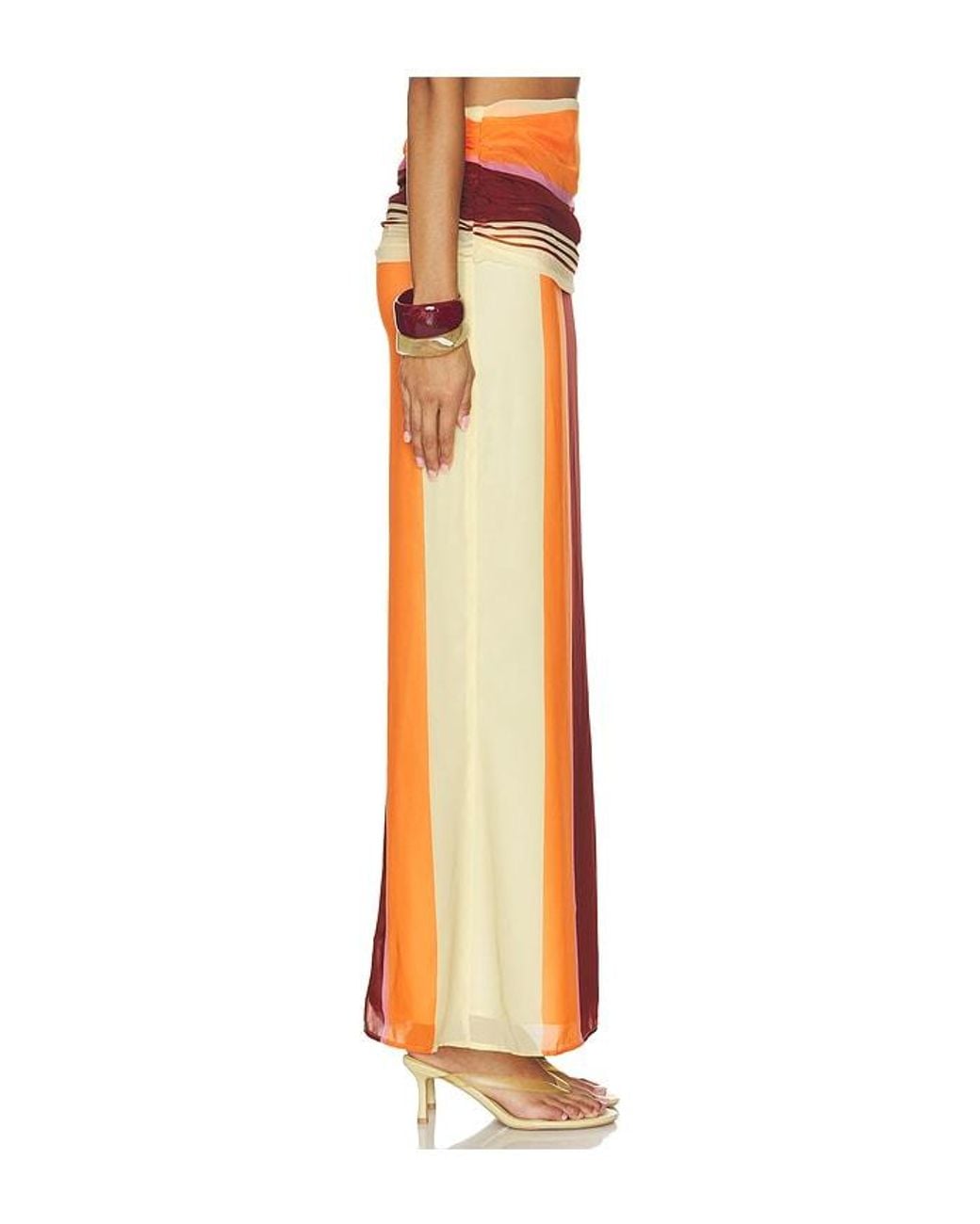 Baobab Orange Sumaq Maxi Skirt