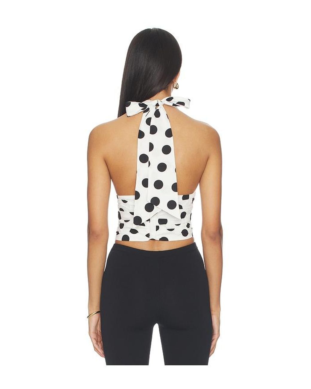 Sans Faff Blue Carlo Halter Top