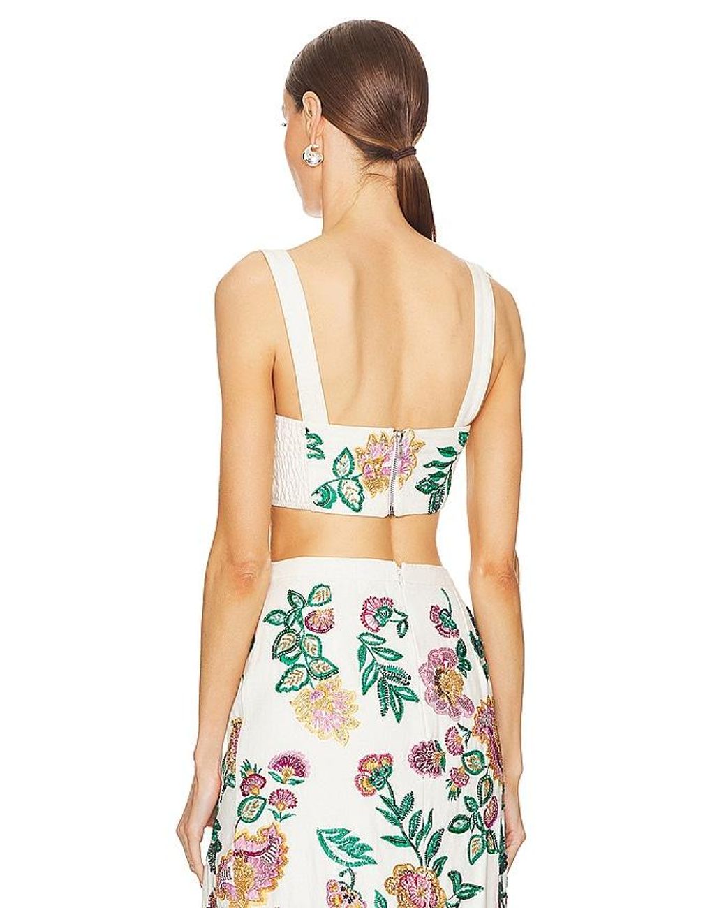 Driss Top En Color Ivory Talla En MISA Los Angles de color White