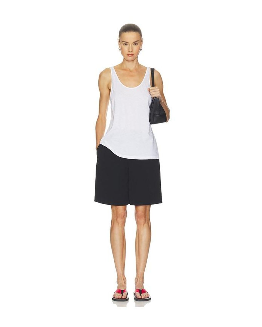 Cotton Citizen White The Mykonos Relaxed Tank