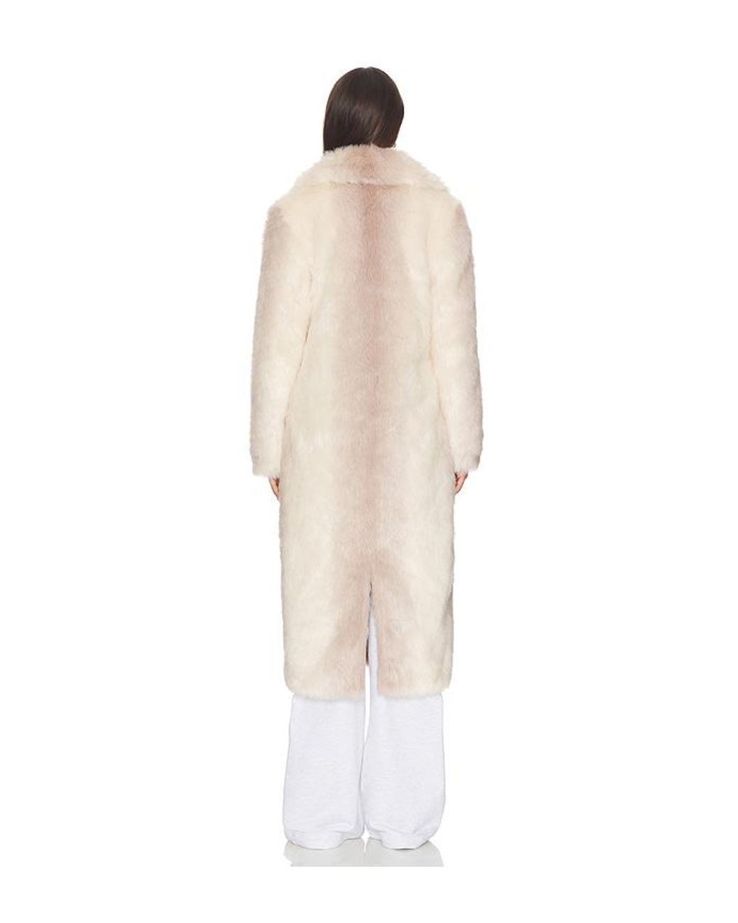 Unreal Fur White Plains Coat