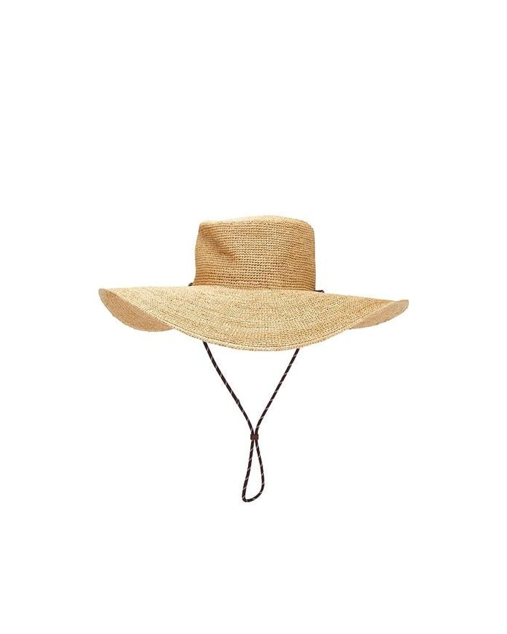Rag & Bone Natural Frankie Boater Hat