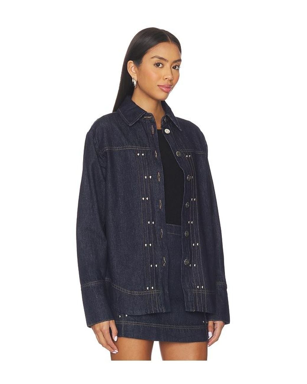 ALIGNE Blue Fog Denim Shirt